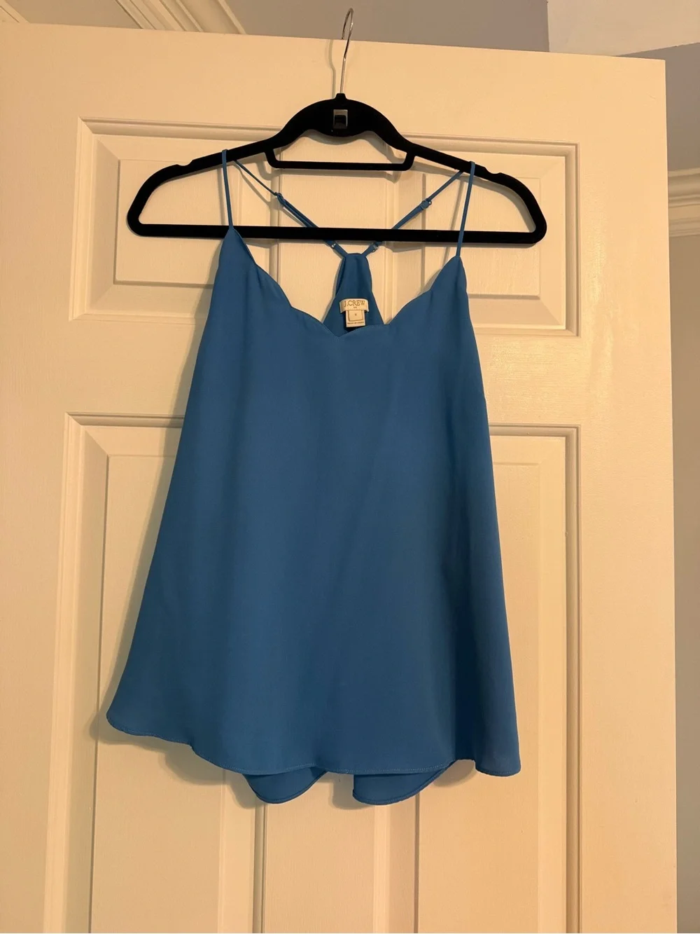 J. Crew Bright Blue Spaghetti-Strap Cami